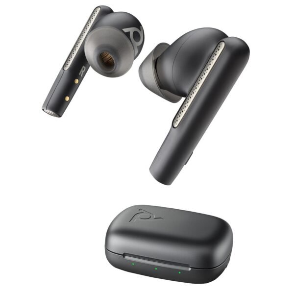 Voyager Free 60 UC M Carbon  Black Earbuds +BT700 USB-C  Adapter +Basic Charge Case