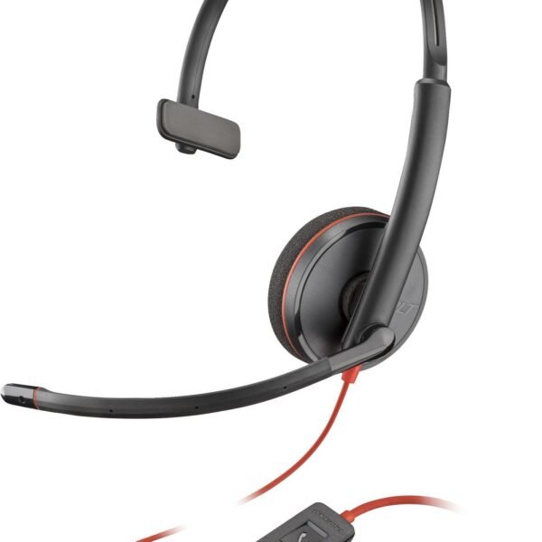 Blackwire 3210 Monaural USB-C  Headset +USB-C/A Adapter  (Bulk)