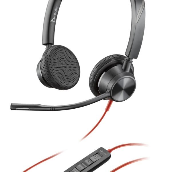 Blackwire 3325 Stereo USB-C  Headset +3.5mm Plug +USB-C/A  Adapter