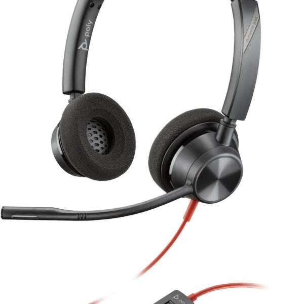 Blackwire 3320 Stereo USB-C  Headset +USB-C/A Adapter