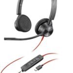 Blackwire 3325 Stereo  Microsoft Teams Certified  USB-C Headset +3.5mm Plug +USB-C/A Adapter
