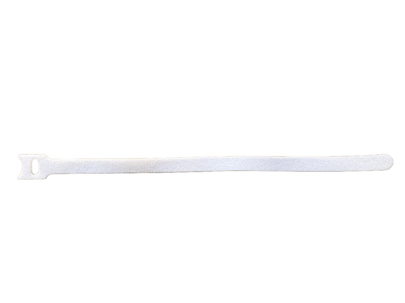 Img_33835192.jpg Hook and Loop Tie 20cm x 12mm White 10pcs - Image 1