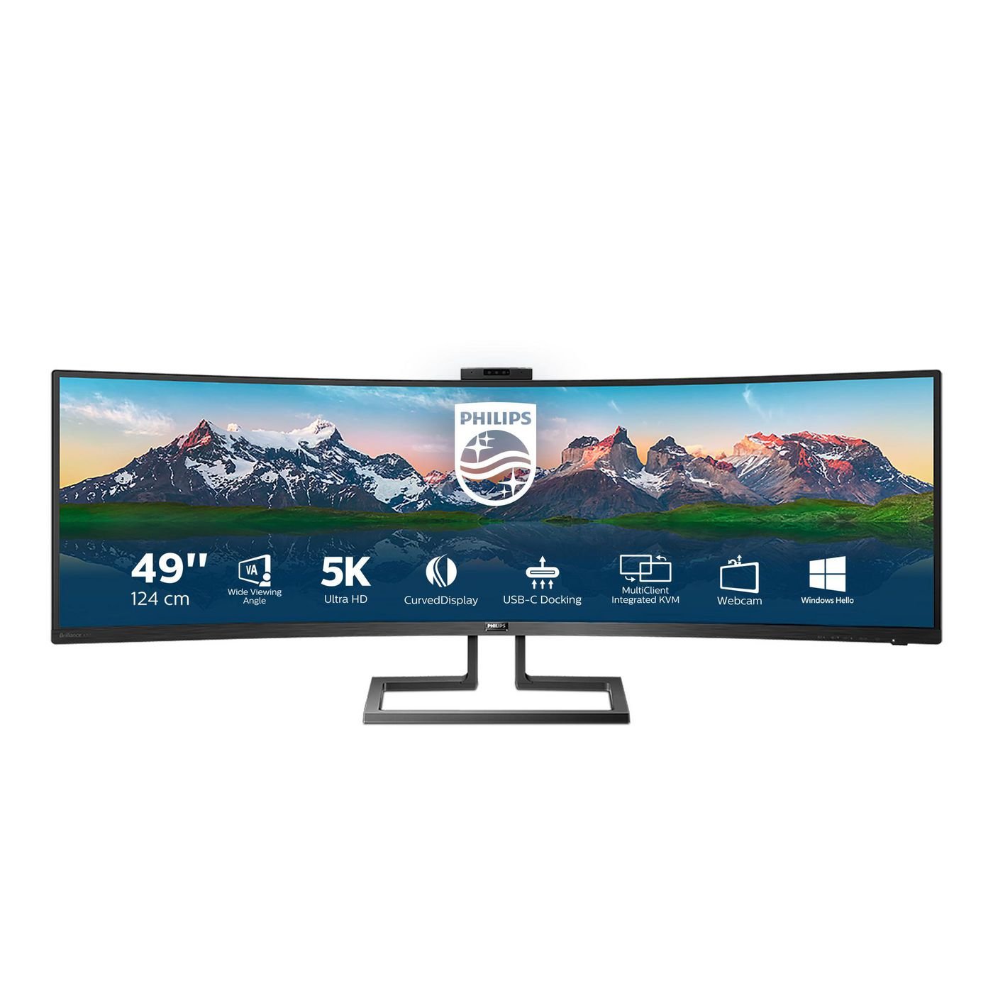 Img_33894094.jpg 49" 5120x1440 ULTRAWIDE USB-C 48,8", 5120x1440, VA, Curved, H/A 130 MM, USB-C DOCKING DISPLAY, WEB CAM, P-LINE - Image 1