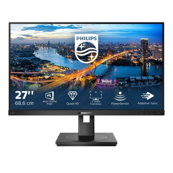 27" 2560x1440 IPS H/A 150 MM B Line 275B1/00, 68.6 cm  (27"), 2560 x 1440 pixels, 2K Ultra HD, LCD, 4 ms, Black