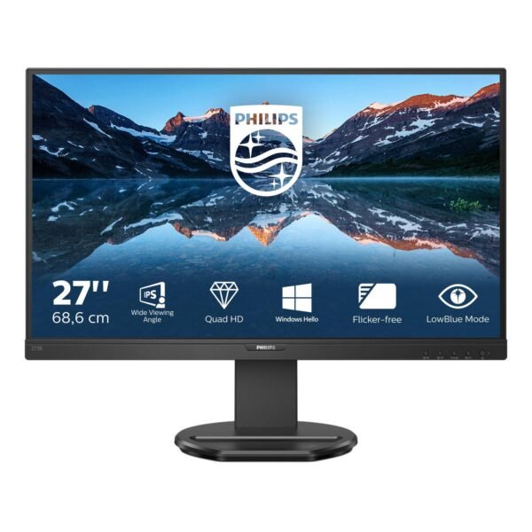 B Line 27" (68.5 cm) LCD  monitor with USB-C,  2560x1440, IPS, Flat, H/A 150 MM , USB-C DISPLAY 75 Hz DPx1, HDMIx1, B-LINE
