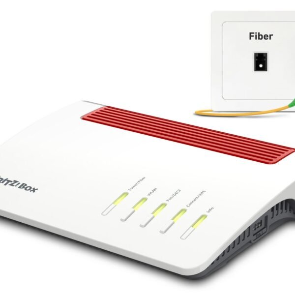 Fritz!Box 5590 Fiber Wireless  Router Gigabit Ethernet  Dual-Band (2.4 Ghz / 5 Ghz) White