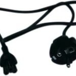 1 Meter C5 power cord, 250V,  2.5A