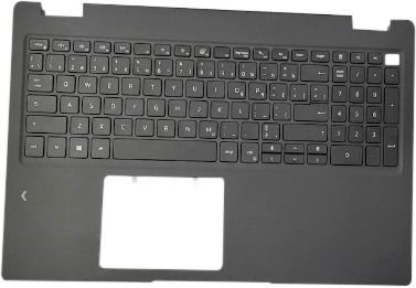Img_34035414.jpg Belgian AZERTY backlit keyboard with palmrest - Image 1