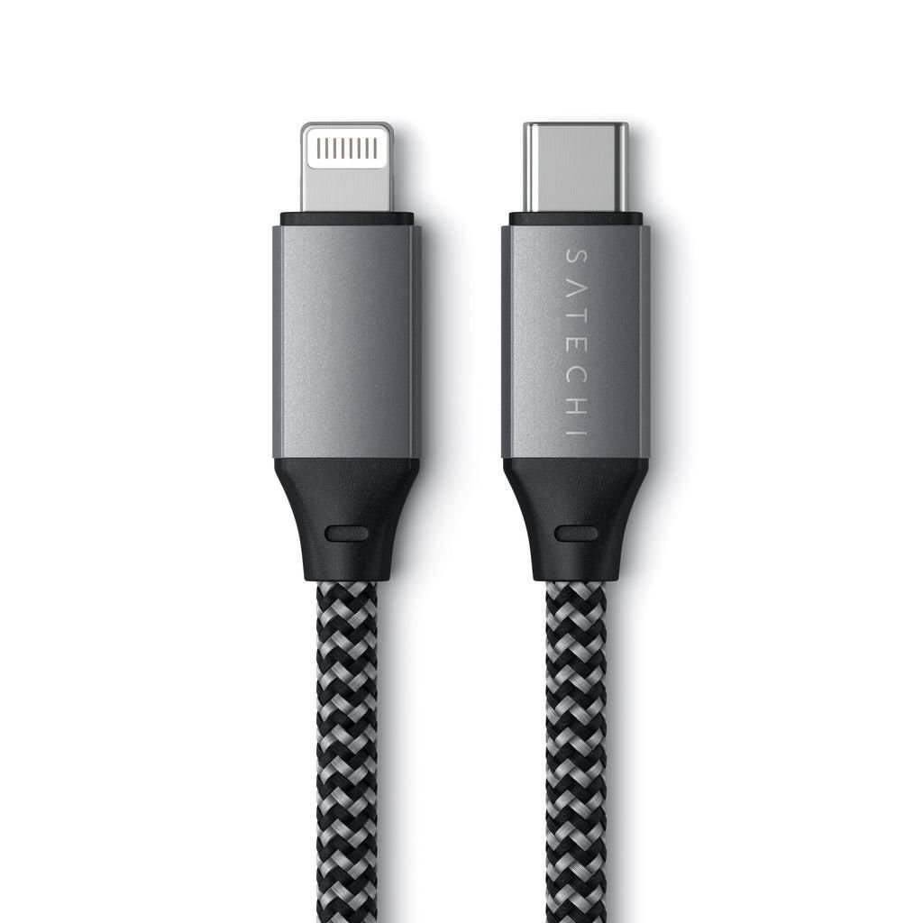 Img_34125864.jpg Usb Cable 0.25 M Usb C Usb C/Lightning Black, Grey - Image 1