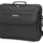 Cambridge Laptop Bag 17.3",  Clamshell Design, Black, Low  Cost, Accessories Pocket, Document Compartment On Back, Shoulder Strap