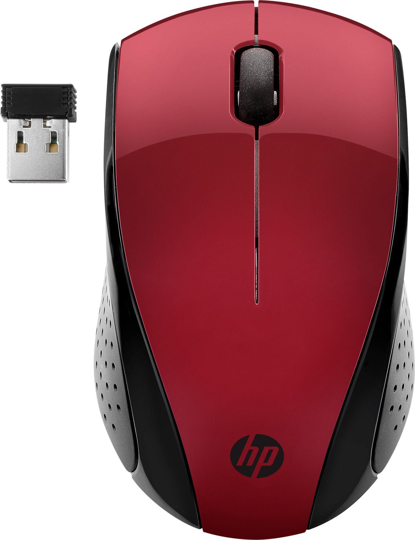 Img_34257873.jpg Wireless Mouse 220 S Red 220, Ambidextrous, Optical, RF Wireless, 1600 DPI, Black, Red - Image 1