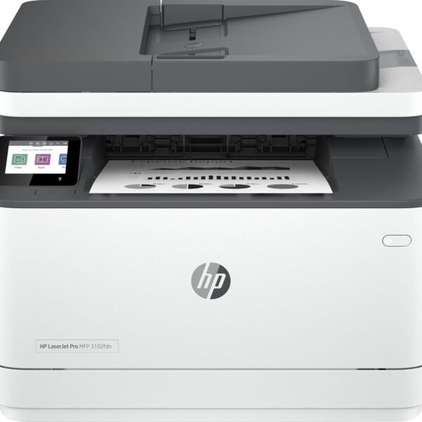 Laserjet Pro Mfp 3102Fdn  Printer, Black And White,  Printer For Small Medium Business, Print, Copy, Scan, Fax, Automatic Document