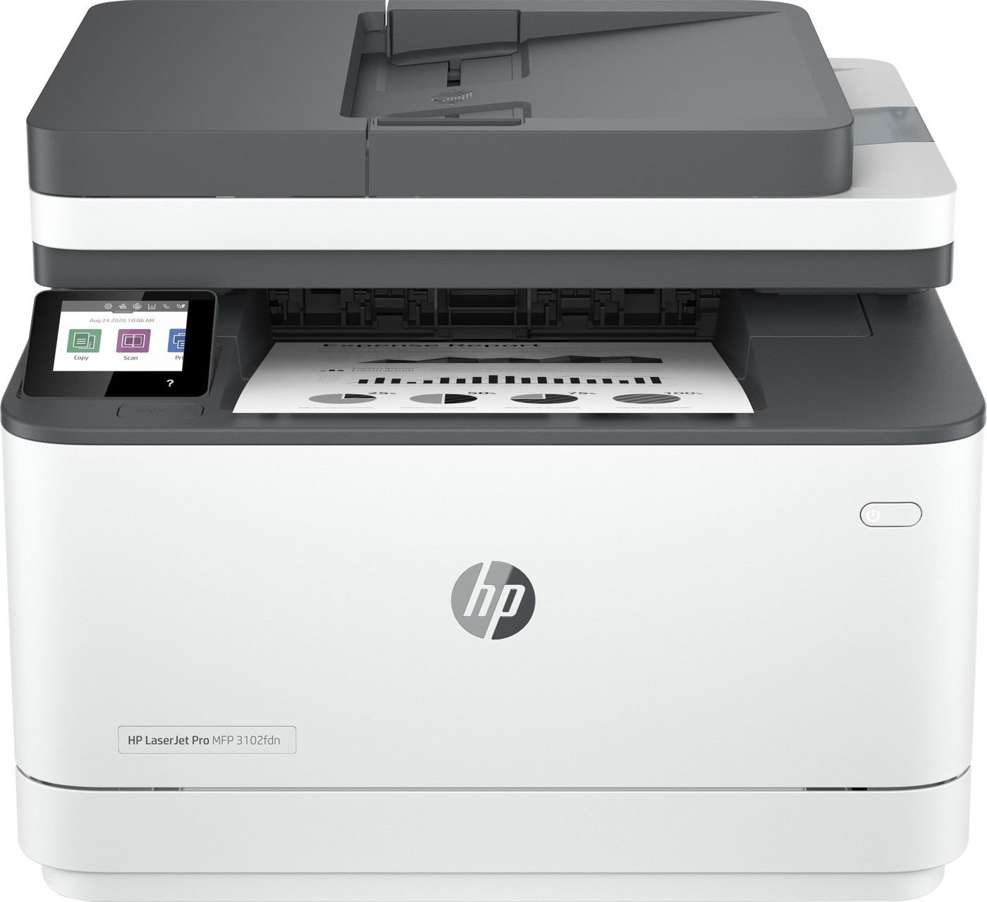 Img_34260575.jpg Laserjet Pro Mfp 3102Fdn Printer, Black And White, Printer For Small Medium Business, Print, Copy, Scan, Fax, Automatic Document - Image 1