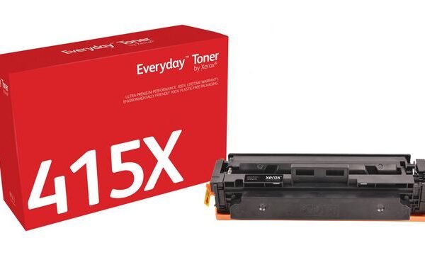 EverydayTM Black Toner by Xerox compatible with HP 415X (W2030X), High capacity