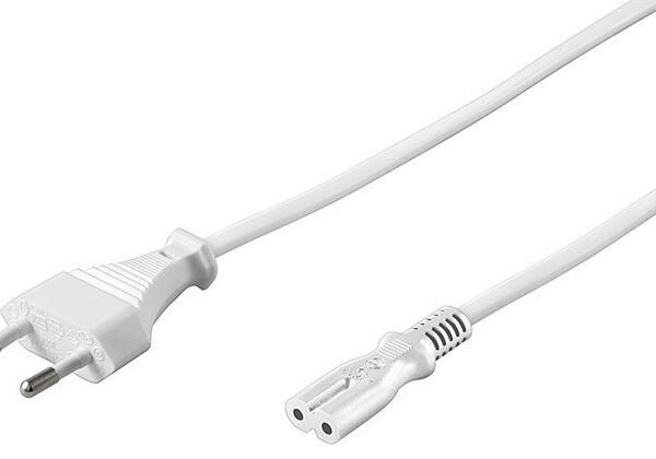 Microconnect PE030705W power cable White 0.5 m Power plug type C C7 coupler