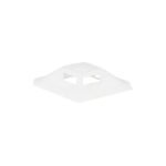 Self Adhesive Cable Clips  25mm x 25mm White 50pcs in a  bag
