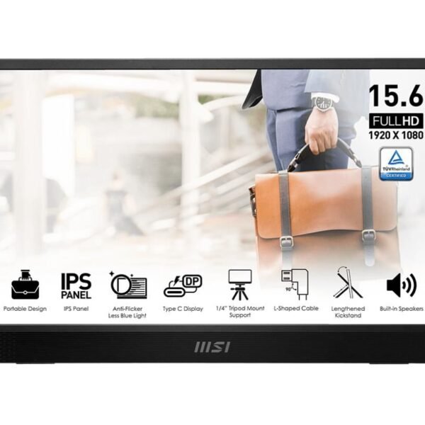 Pro Mp161De E2 Computer  Monitor 39.6 Cm (15.6") 1920  X 1080 Pixels Full Hd Led Black