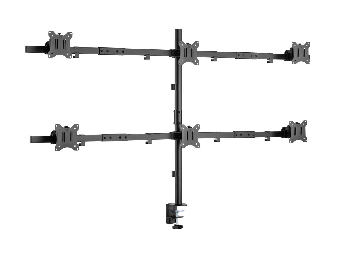 Img_34579439.jpg 17"-32" Articulating 6 Monitor Desk Mount Bracket - Image 1