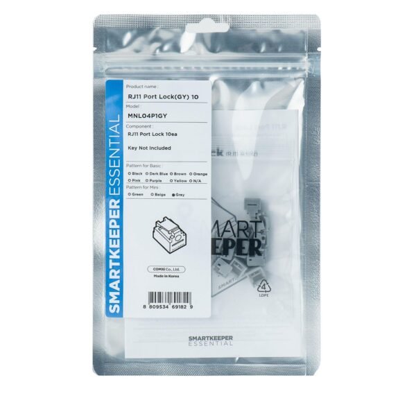 Port Blocker Rj-11 Grey 1  Pc(S)
