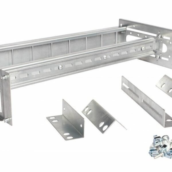 Rails 19', 3U Din, Ral7035  Grey