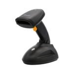 Wireless 2D Barcode Scanner,  Long Distance, With Stand