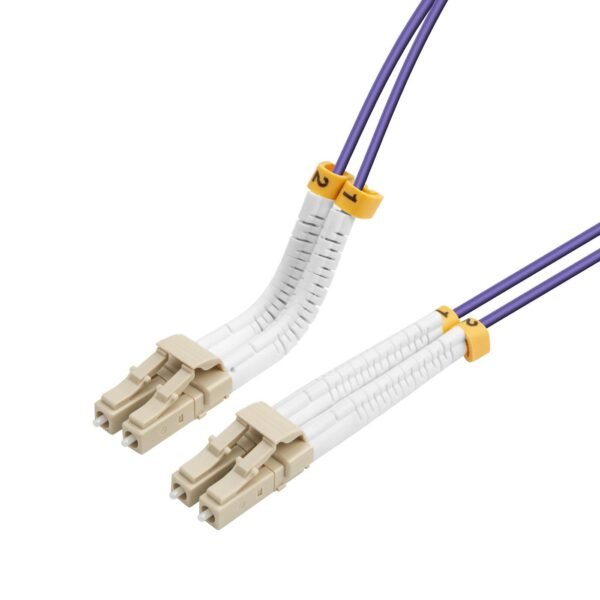 Bendable LC-LC Multimode  Fiber Patch Cable Duplex 2m  OM4 LSZH Fibre Patch Cable