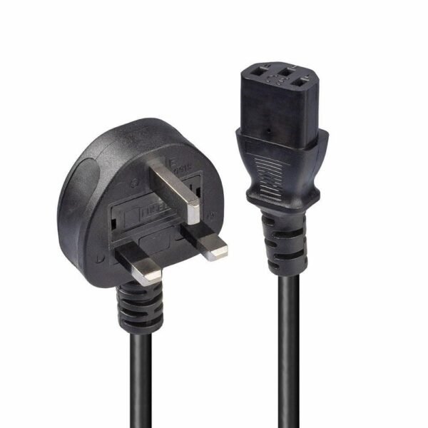 15m Mains Power Cable UK 3  Pin Plug to IEC C13