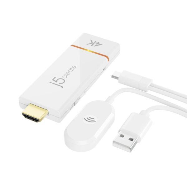 Screencast 4K Wireless  Display Adapter Receiver -  Mirrors Phone, Tablet, Laptop To Hdtv - Compatible With Miracast, Airplay,