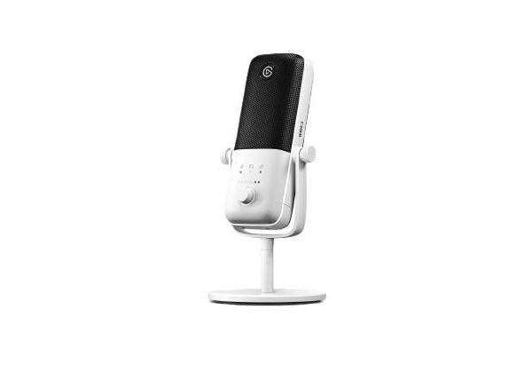 Wave 3 White Table Microphone