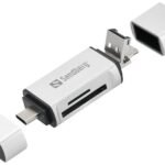 Sandberg Card Reader USB-C+USB+MicroUSB