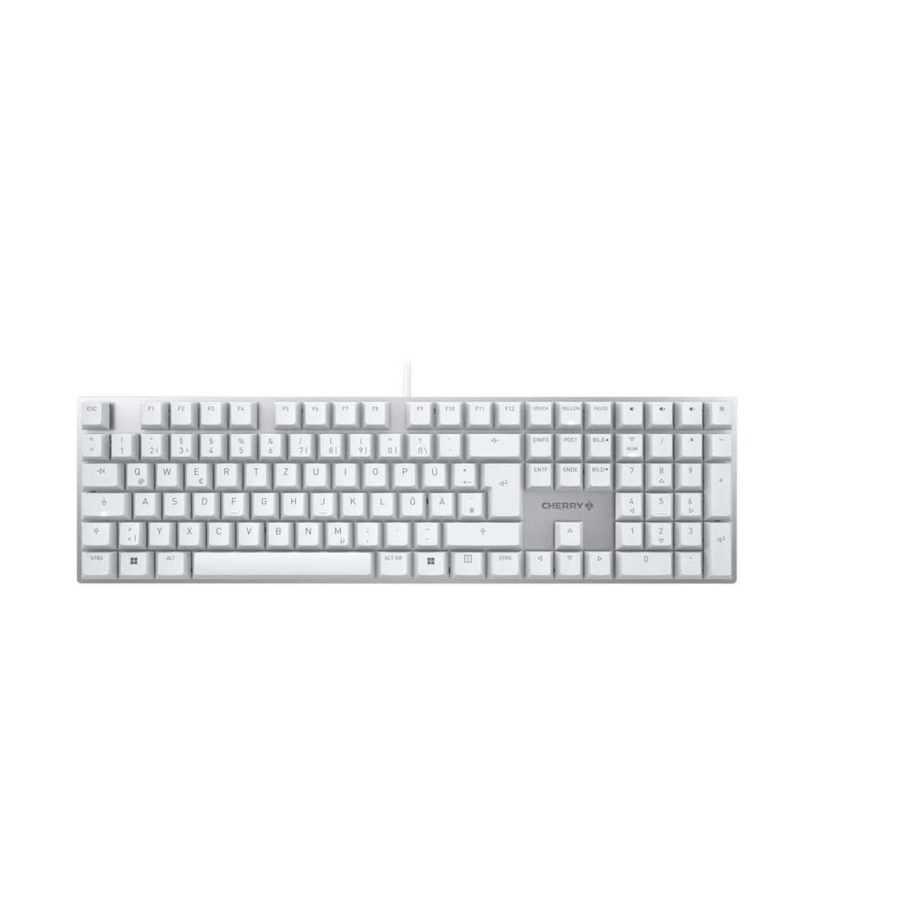 Img_34792575.jpg Kc 200 Mx Keyboard Usb Qwertz German Silver, White - Image 1