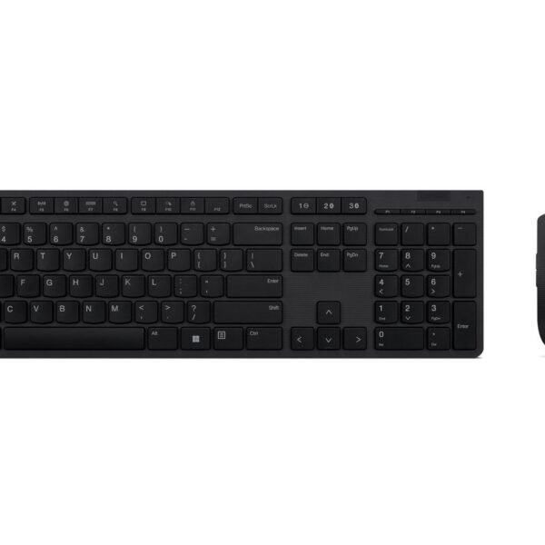 Keyboard Mouse Included Rf  Wireless + Bluetooth Us  English Black