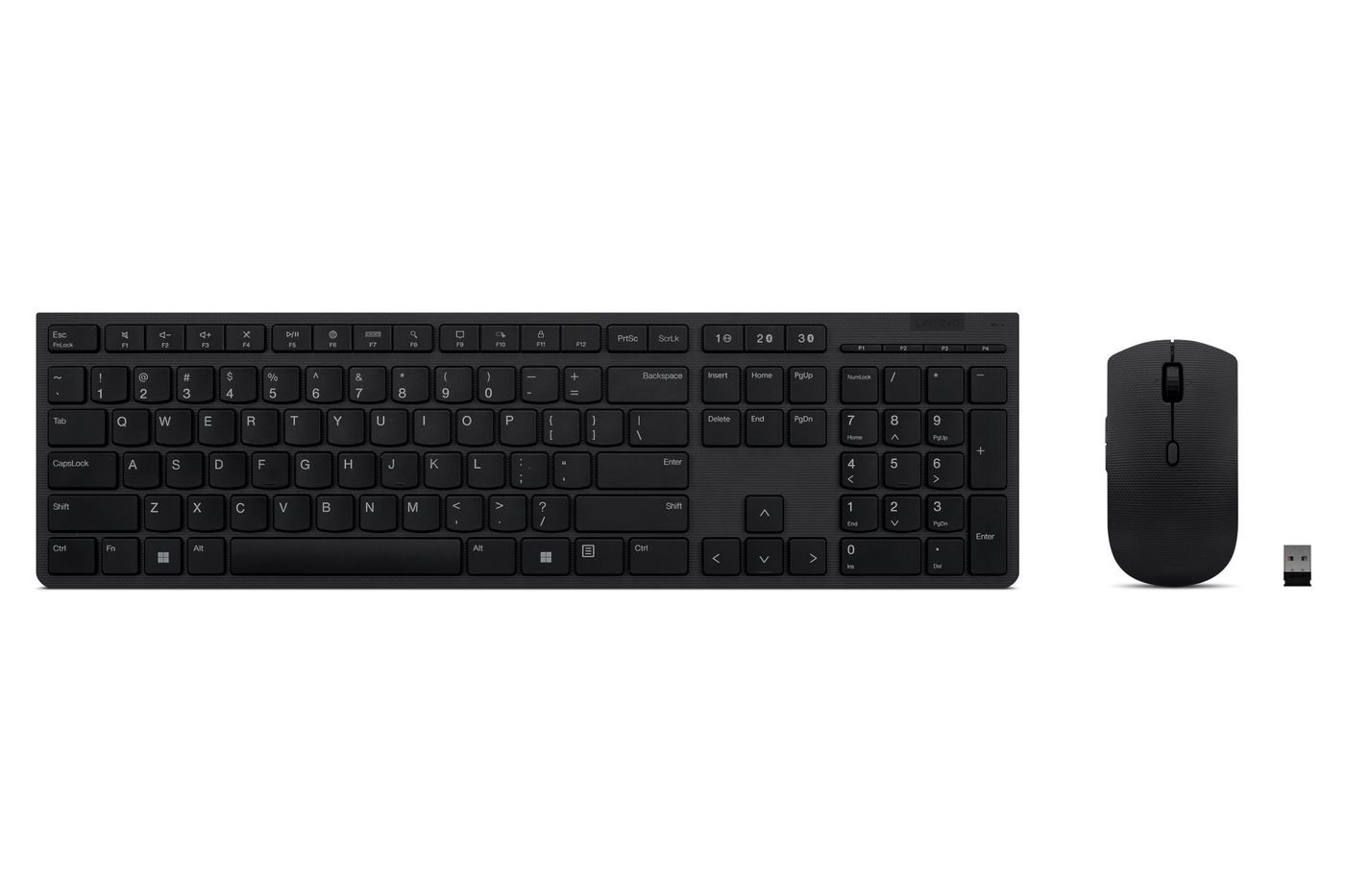 Img_34796345.jpg Keyboard Mouse Included Rf Wireless + Bluetooth Us English Black - Image 1