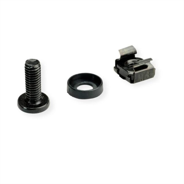 Screw M6 x16 + cage nut, 100  set/bag