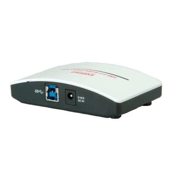 Img_34807347.jpg USB3.2 Gen1 Hub "black & white", 4 Ports, with Power Supply - Image 1