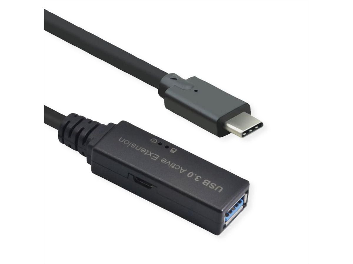 Img_34807574.jpg Ultra Long USB3.2 Gen1 Active Repeater Cable, C - A, 10m - Image 1