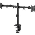 Dual Office Monitor Desk  Mount Quick Release VESA  75x75 and 100x100, Screen Size 17"-32".