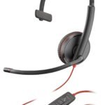 Blackwire C3215 Monaural  Headset +Carry Case (Bulk)