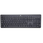 230 Wireless Keyboard Black 230, Full-size (100%), RF  Wireless, Membrane, Black