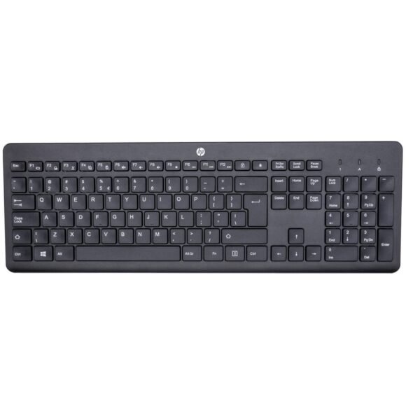 230 Wireless Keyboard Black 230, Full-size (100%), RF  Wireless, Membrane, Black