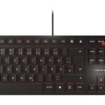 KC 6000 Slim keyboard USB  QWERTZ German Black KC 6000  Slim, Standard, Wired, USB, QWERTZ, Black