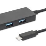 Usb-C Dock/Hub, Ports (4):  Usb-A (X4), 5 Gbps (Usb 3.2  Gen1 Aka Usb 3.0), External Power Supply Not Needed, Equivalent To Hb30Cm4Ab,