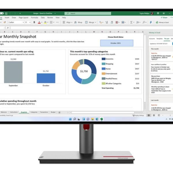 ThinkVision  P27H-20  LED-Monitor