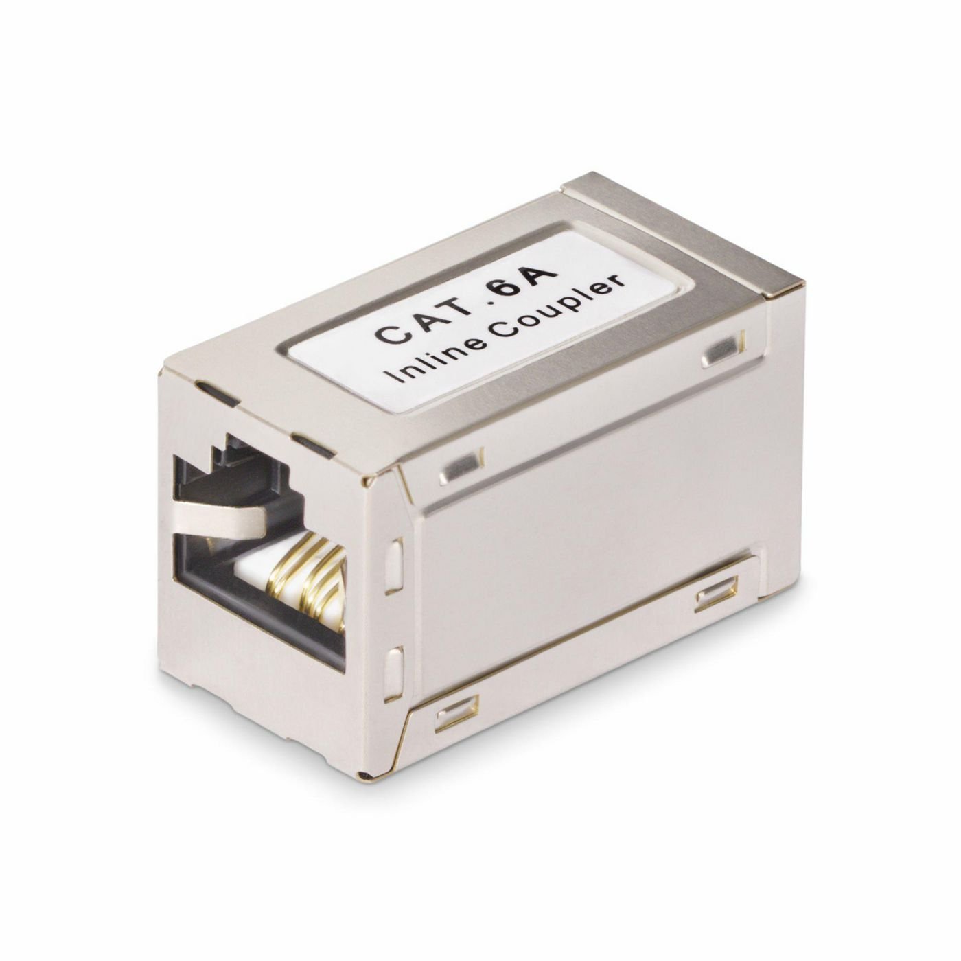 Img_35639321.jpg Shielded RJ45 Coupler, Inline Cat6a Coupler, Female to Female (F/F) T568B Pinout, Shielded Ethernet Cable Extension - Image 1