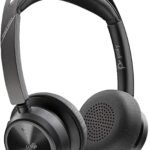 Voyager Focus 2 Microsoft  Teams Certified USB-C-C  Headset +USB-C/A Adapter +Charging Stand