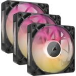 Icue Link Rx120 Max Rgb  Computer Case Fan 12 Cm Black  3 Pc(S)