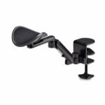 Adjustable Arm Rest For  Office Desk, Ergonomic  Arm/Elbow Support, 360-Degree Rotation, Clamp-On/No Drill Installation, Black