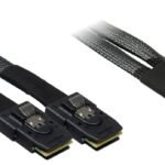 Serial Attached Scsi (Sas)  Cable 0.75 M 24 Gbit/S Black