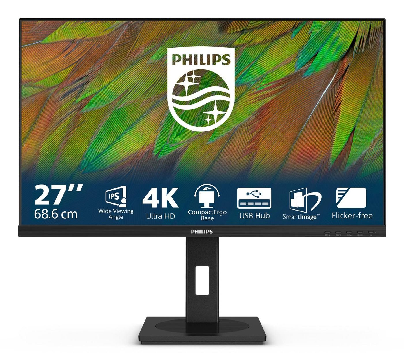 Img_35709103.jpg 7B1N3800/00 Led Display 68.6 Cm (27") 3840 X 2160 Pixels 4K Ultra Hd Lcd Black - Image 1