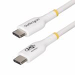 1M White Usb-C Charging  Cable, Usb-If Certified Usb C  Cable, 240W Pd Epr, Usb 2.0 Type-C Laptop Charger Cord, Usb-C Data Transfer